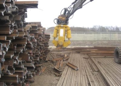 Coupe de rail avec la cisaille Pendersons