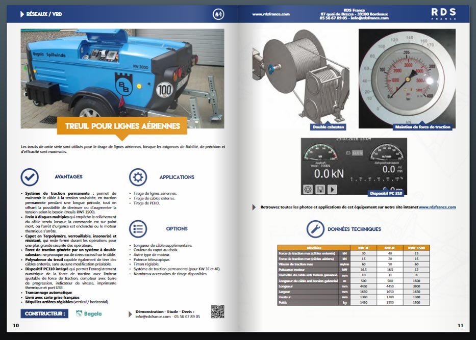 Catalogue reseaux vrd rds france - RDS France, spécialiste du matériel TP