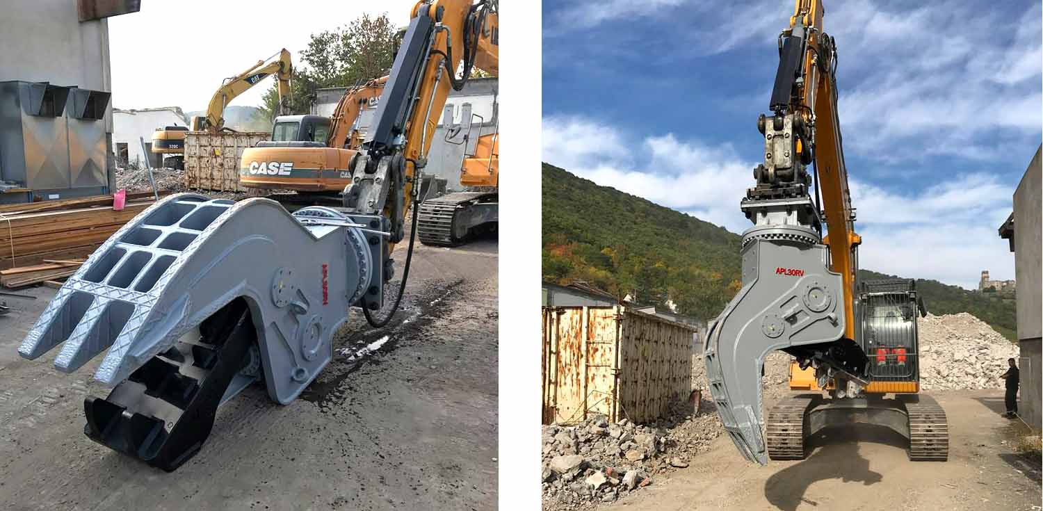 Broyeur béton AJCE pour pelle hydraulique