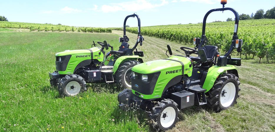Microtracteur Preet 20 et 26 ch