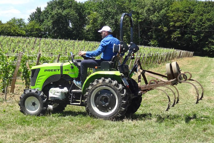 Microtracteur Preet 26 ch avec cultivateur