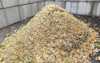 Broyage de déchets organiques pour compostage