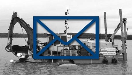 Newsletter Février 2022 - Barge Imarine avec godet broyeur Remu