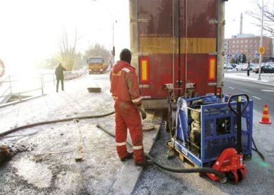 Treuil Dynaset pour les chantiers réseaux